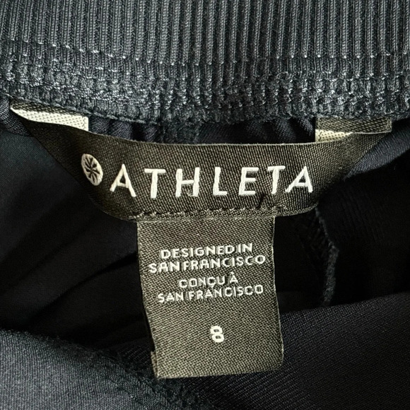 Athleta Navy Blue Brooklyn Ankle Camo Pant Size 8 - Picture 7 of 12